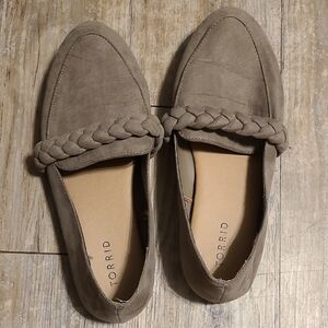 Torrid Taupe Braided Loafers